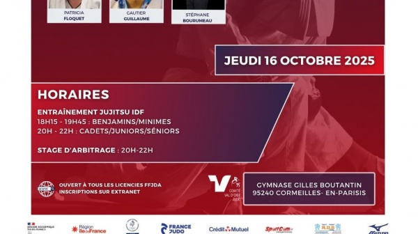 ENTRAINEMENT JUJITSU IDF & STAGE ARBITRAGE